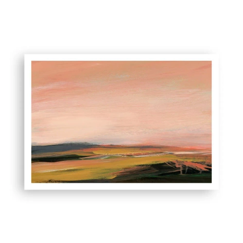 Plakát - V růžových tónech - 100x70 cm