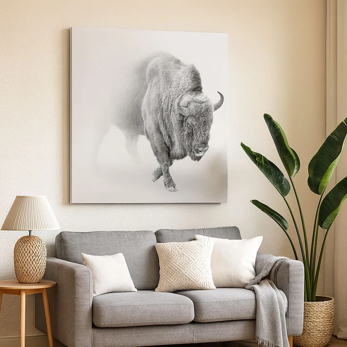 Obraz na plátně - Král prérie - 30x30 cm