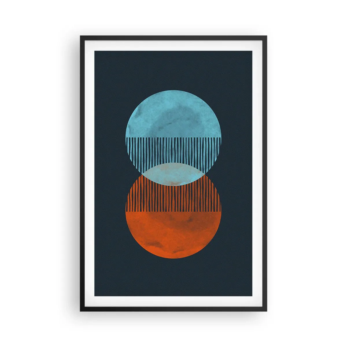 Plakát v černém rámu - Astronomická fantazie - 61x91 cm