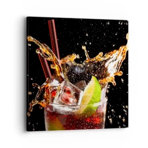 Obraz na plátně - Radost a energie barev - 40x40 cm