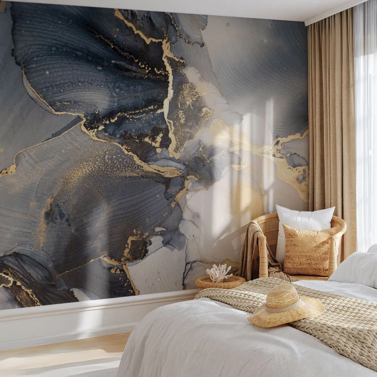 Fototapeta Premium Sand - Život kamene - Abstrakce, Kus, Moderní umění - 400x280 cm