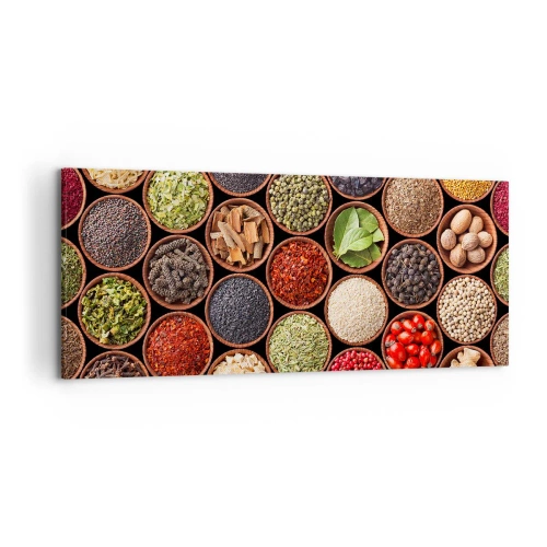 Obraz na plátně - Všechny chutě světa - 120x50 cm