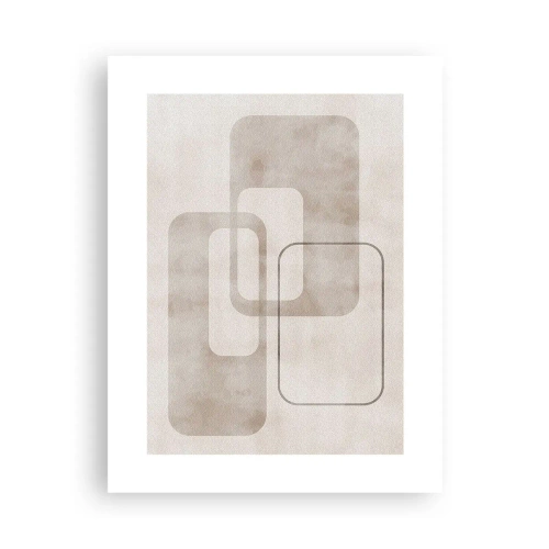 Plakát - Geometrická fuga - 30x40 cm