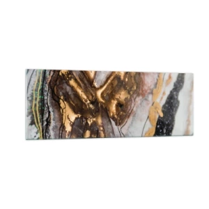 Obraz na skle - Prvek země - 140x50 cm