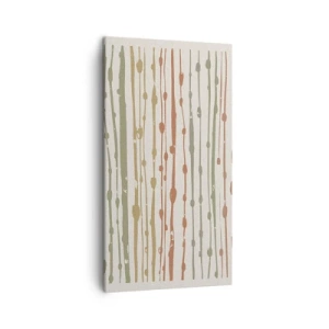 Obraz na plátně - Hudební záznam barev - 45x80 cm