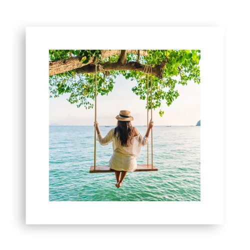 Plakát - Život je krásný - 30x30 cm