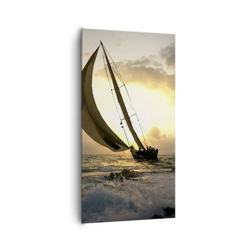 Obraz na plátně - S větrem a proti větru - 65x120 cm