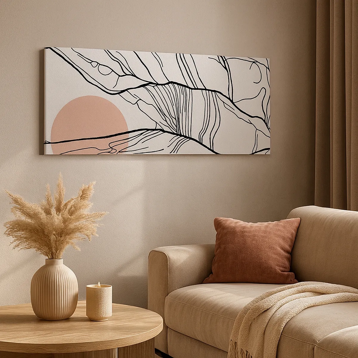 Obraz na plátně - V síti větviček - 30x30 cm