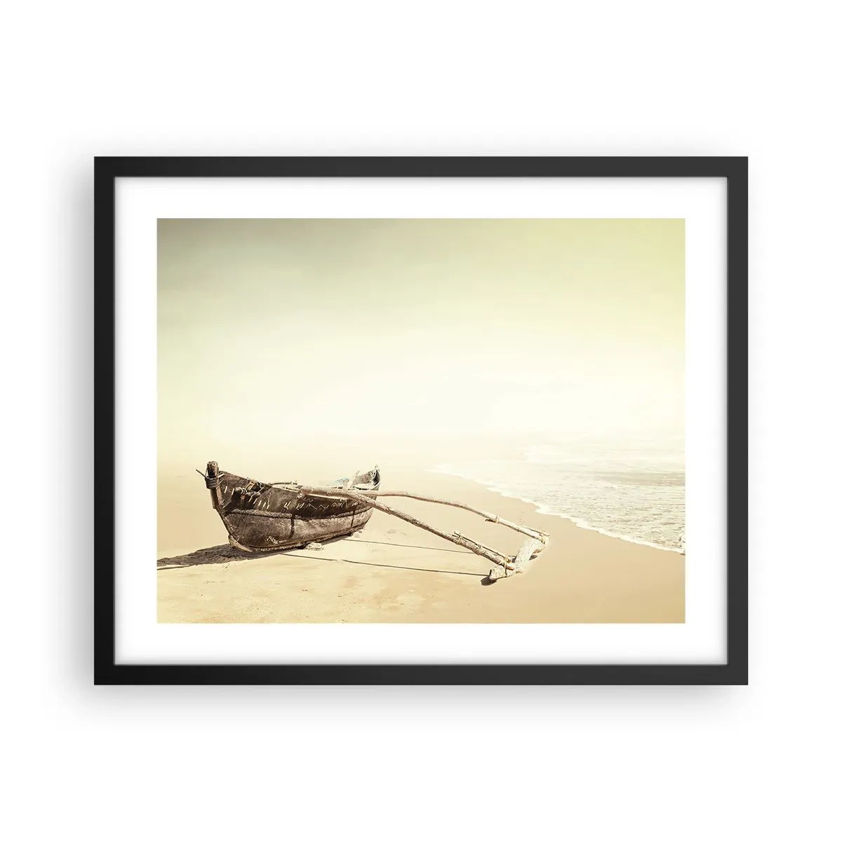 Plakát v černém rámu - Vzpomínka na jižní moře - 50x40 cm