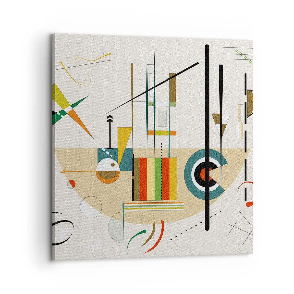 Obraz na plátně - A svět se směje - 60x60 cm