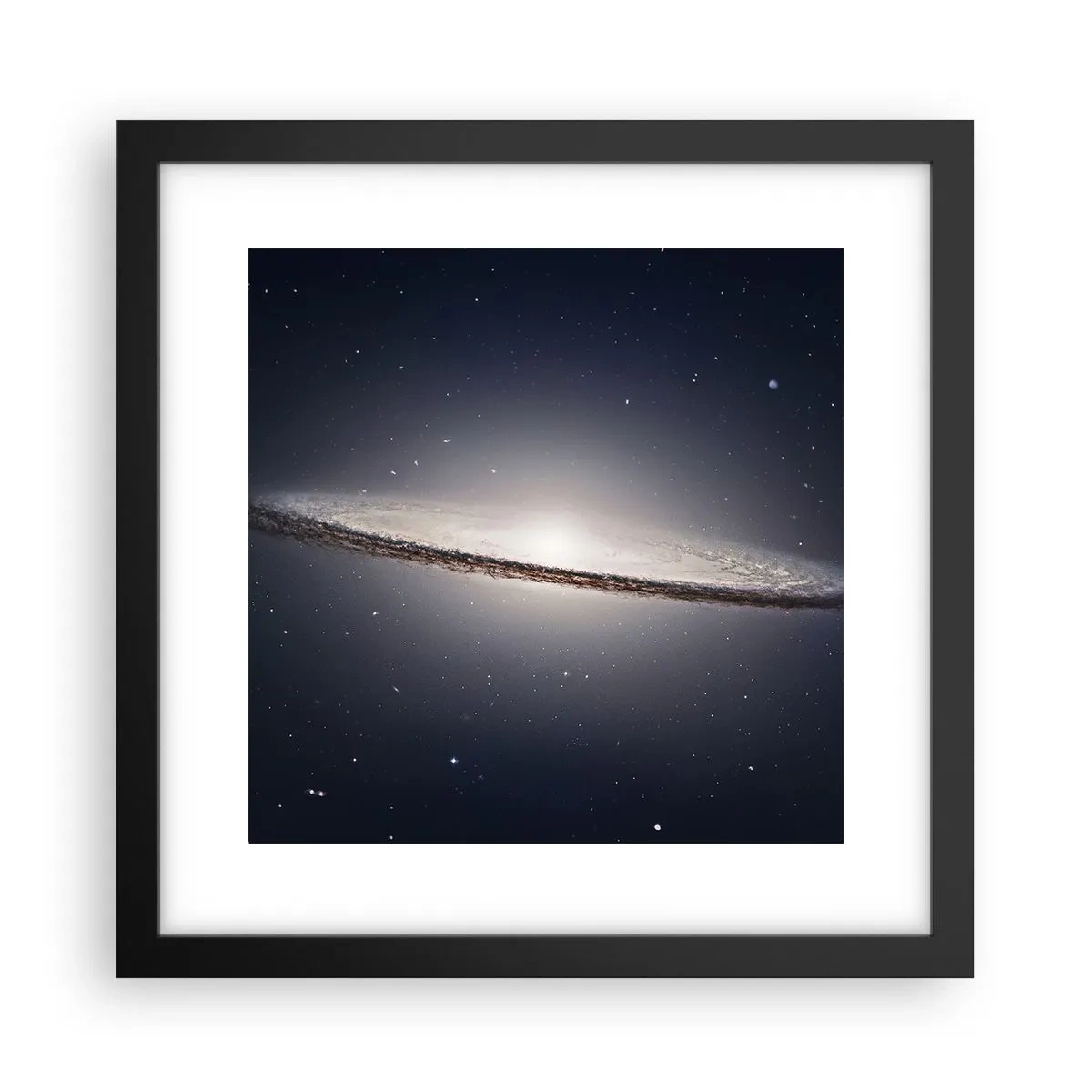 Plakát v černém rámu - Kdysi dávno, v jedné vzdálené galaxii… - 30x30 cm