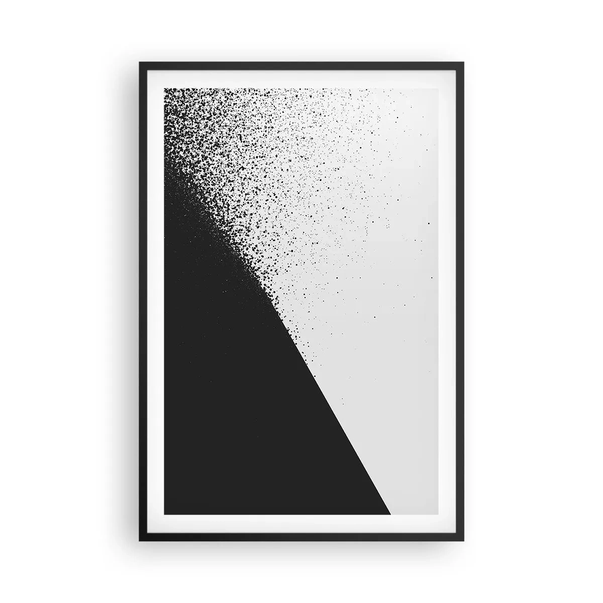 Plakát v černém rámu - Rychleji a rychleji, více a více - 61x91 cm