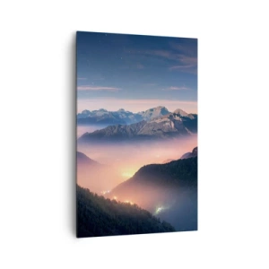 Obraz na plátně - Světlo v údolích - 80x120 cm