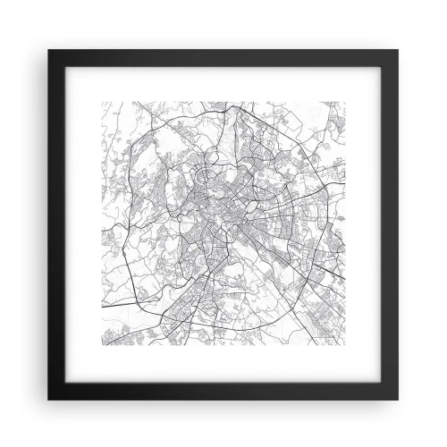 Plakát v černém rámu - Římský kruh - 30x30 cm