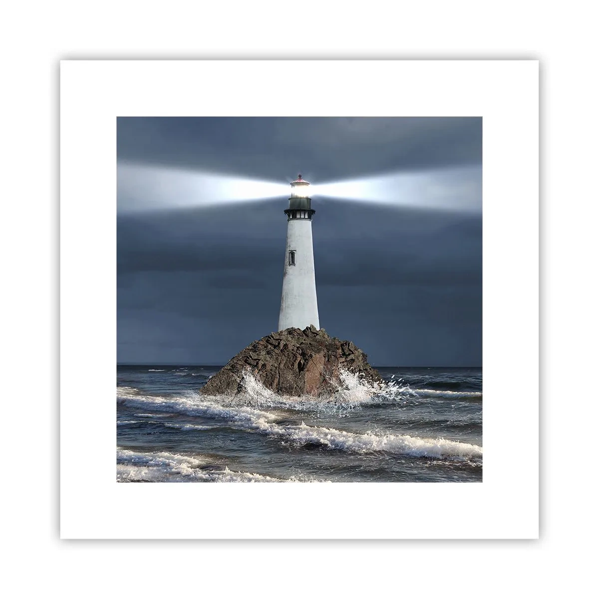 Plakát - Zde…zde…tady! - 30x30 cm