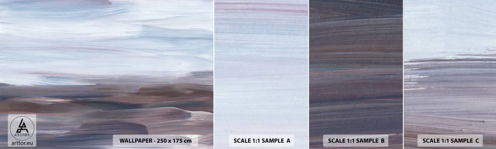 Fototapeta Vzorek Standard Eco - Živly: voda - Malovat, Kus, Minimalismus - 100x30 cm