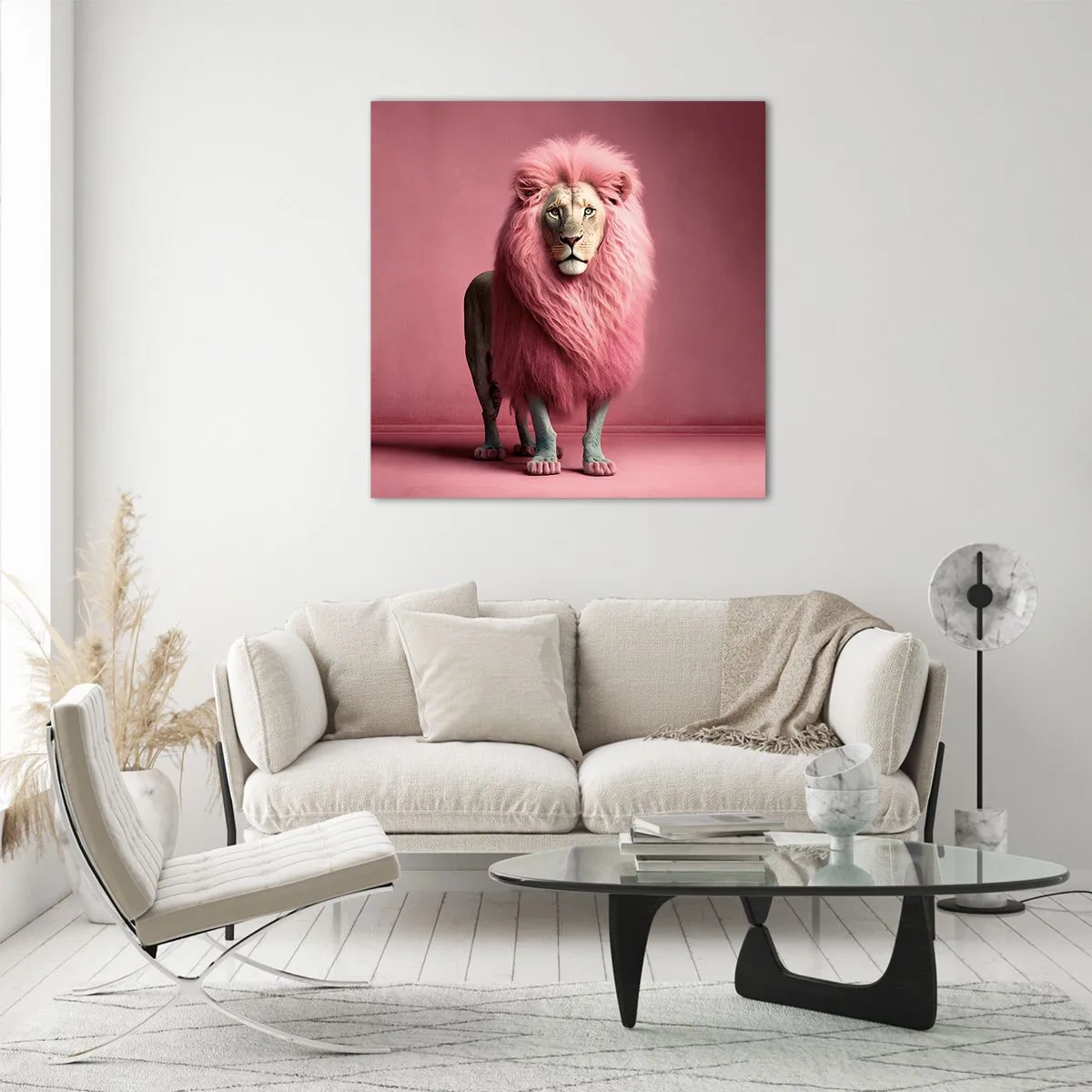 Obraz na skle - A už se nebojíš - 70x70 cm