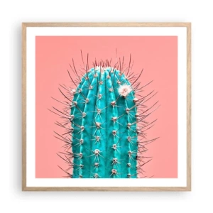 Plakát v rámu světlý dub - Jen koukej - 60x60 cm