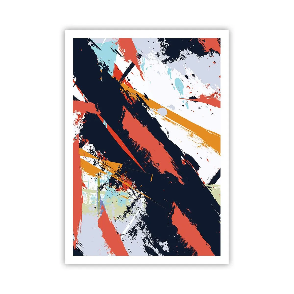 Plakát - Dynamická kompozice - 70x100 cm