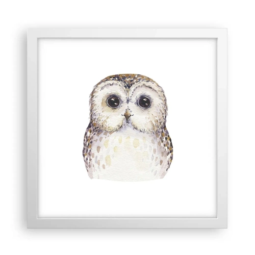 Plakát v bílém rámu - Podívej se mi do očí - 30x30 cm