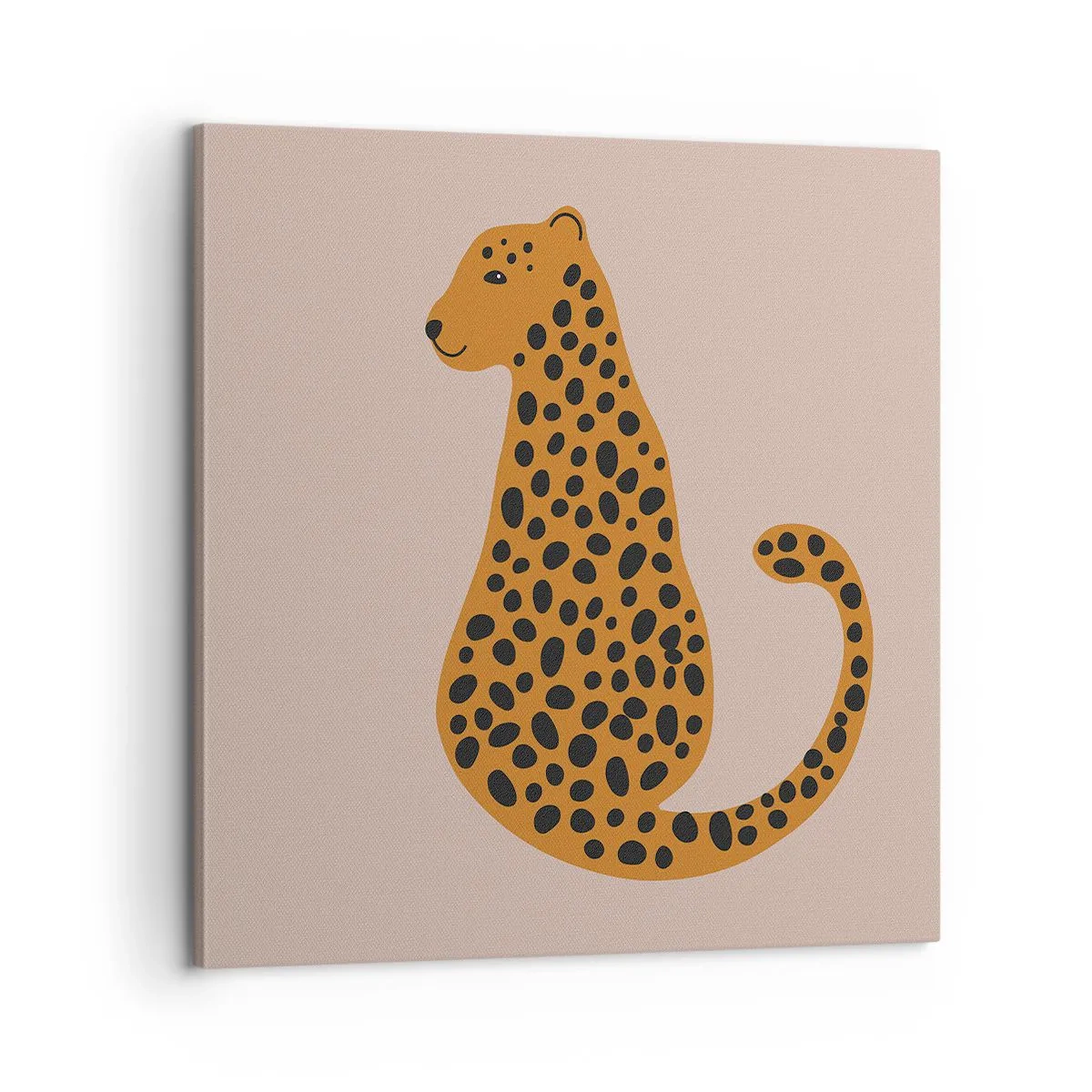 Obraz na plátně - Leopardní vzor je v módě - 60x60 cm