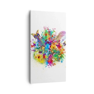 Obraz na plátně - Kytice radosti - 55x100 cm
