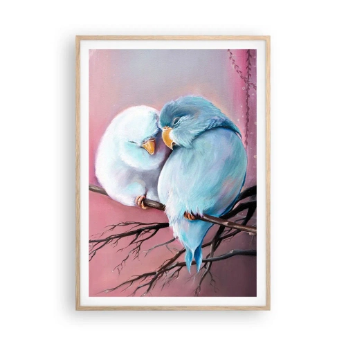 Plakát v rámu světlý dub - Co k tomu dodat?… - 70x100 cm