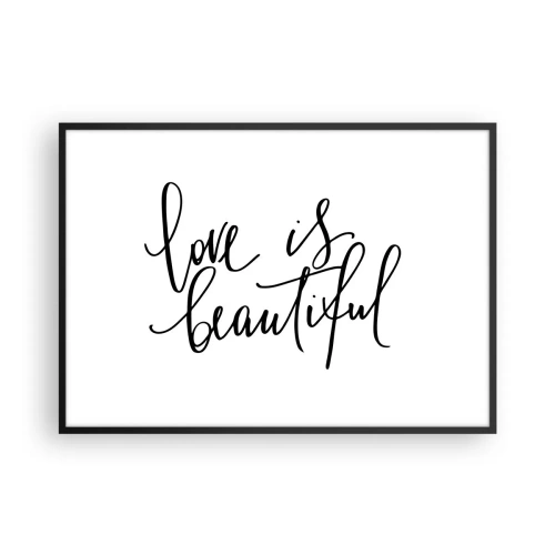 Plakát v černém rámu - Přečti a zopakuj - 100x70 cm