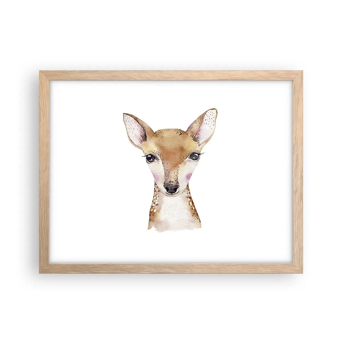 Plakát v rámu světlý dub - Povaha nevinnosti - 40x30 cm