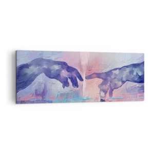 Obraz na plátně - Božská jiskra života - 140x50 cm