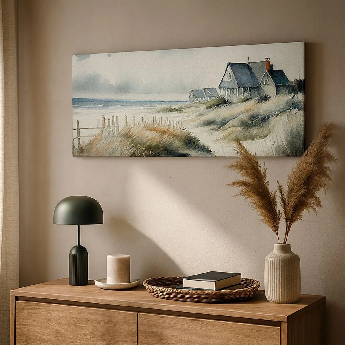 Obraz na plátně - Daleko od shonu - 100x40 cm