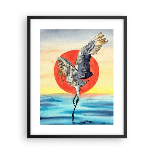 Plakát v černém rámu - Je čas jít zpět - 40x50 cm