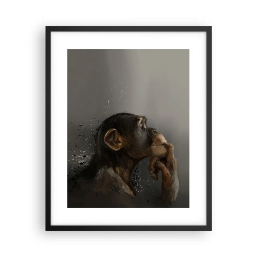 Plakát v černém rámu - Určitě myslitel - 40x50 cm