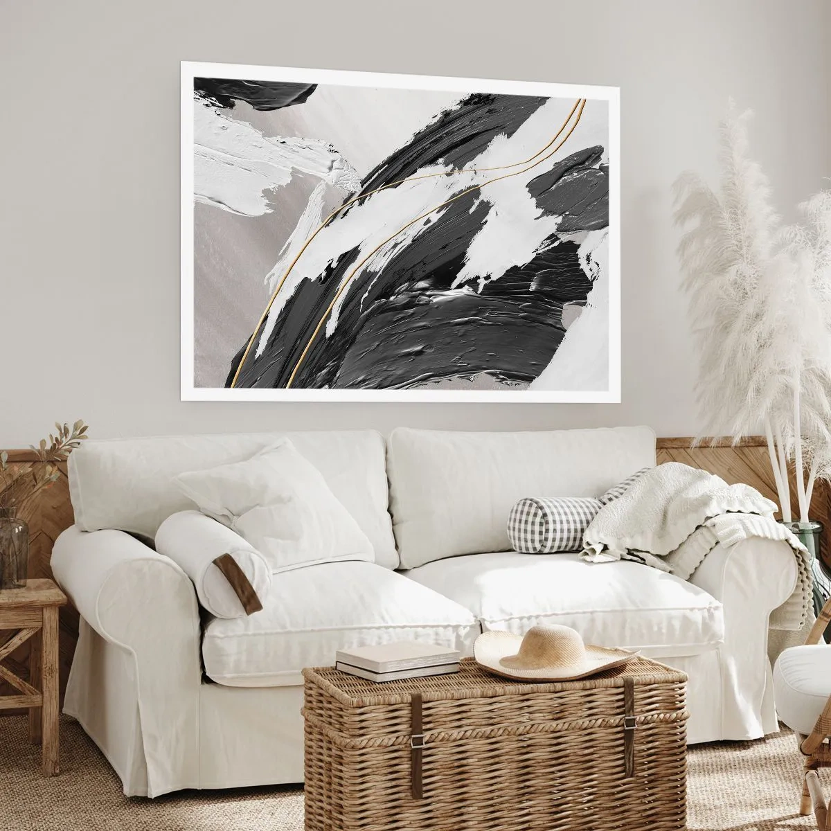 Plakát - Velkorysá abstrakce - 100x70 cm