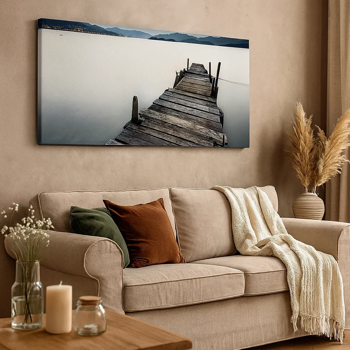 Obraz na plátně - Ponořit se do klidu - 30x30 cm