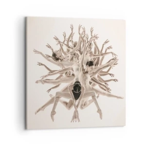 Obraz na plátně - Rozkvět v tanci - 50x50 cm