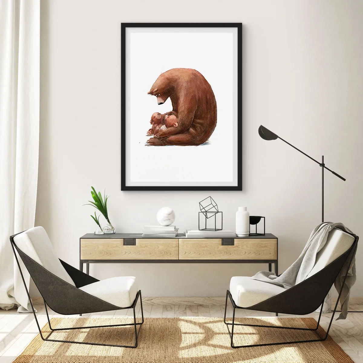 Plakát v černém rámu - Sladké sny, děti - 61x91 cm