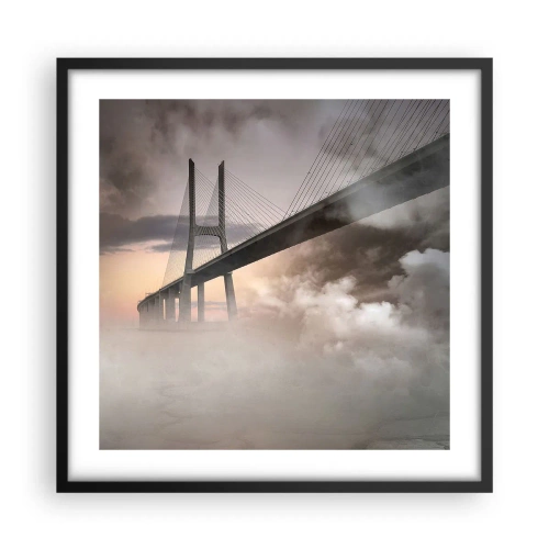 Plakát v černém rámu - U řeky, která není - 50x50 cm