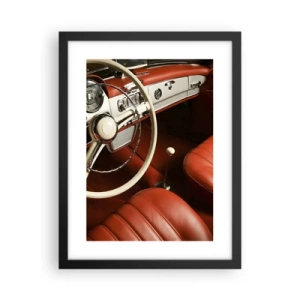 Plakát v černém rámu - Luxus ve stylu vintage - 30x40 cm