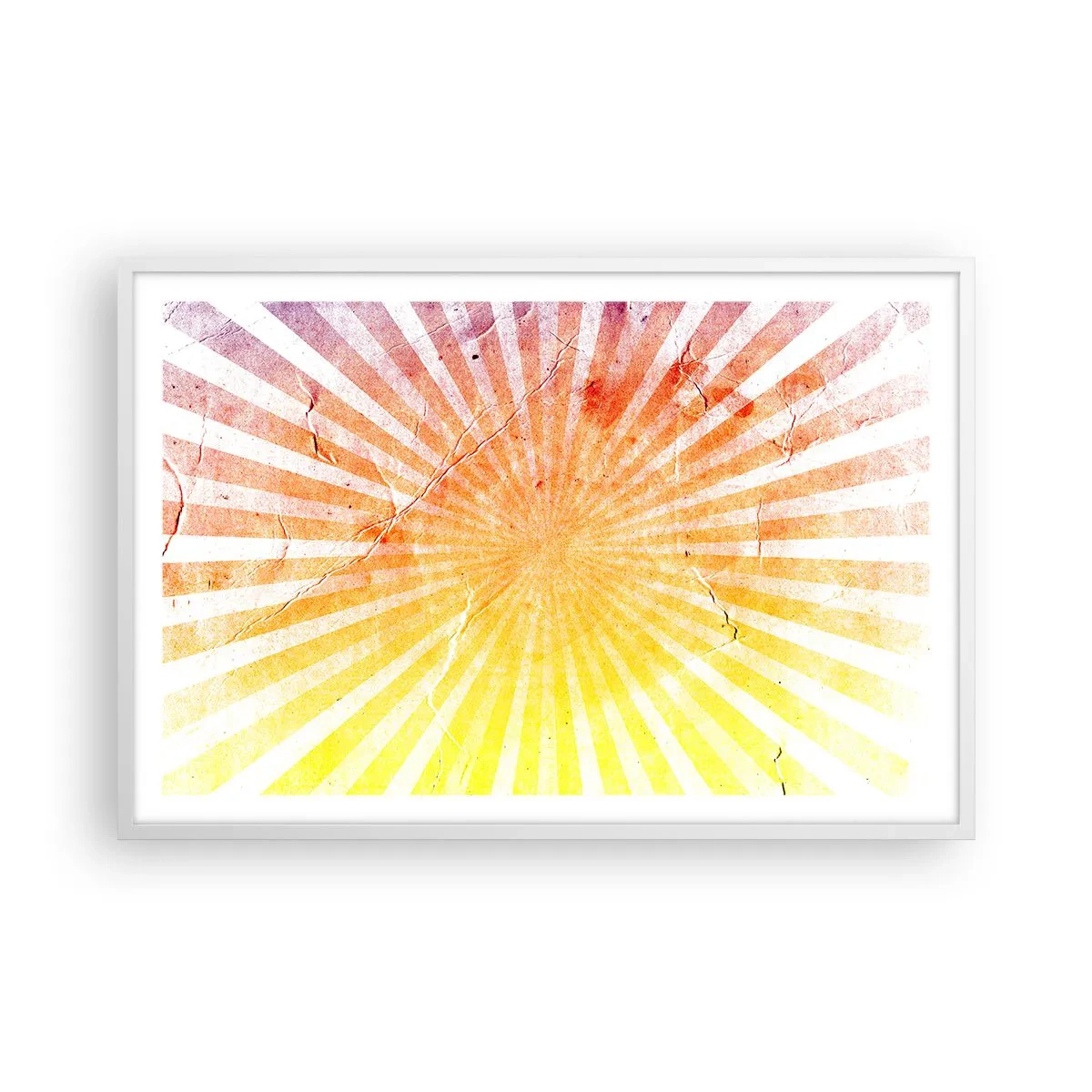 Plakát v bílém rámu - Východy a západy - 91x61 cm
