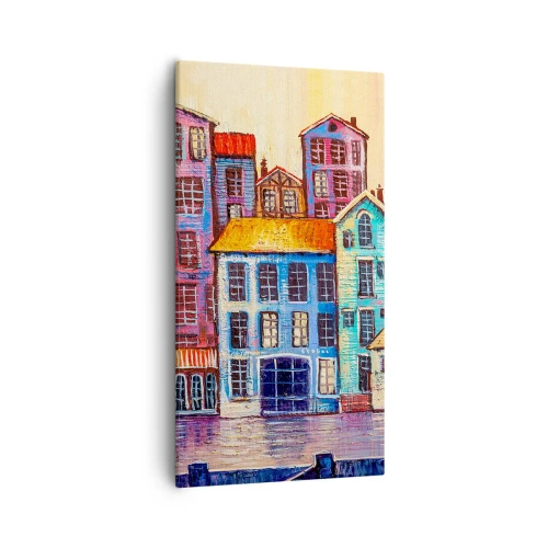 Obraz na plátně - Město jako z pohádky - 55x100 cm