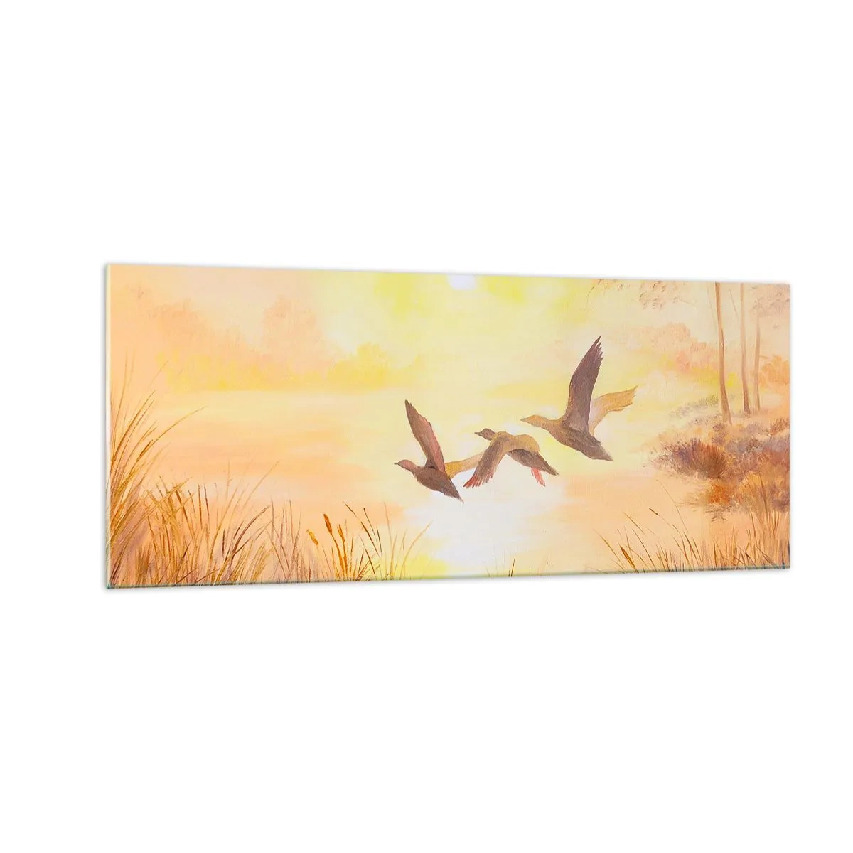 Obraz na skle - Začátek daleké cesty - 100x40 cm
