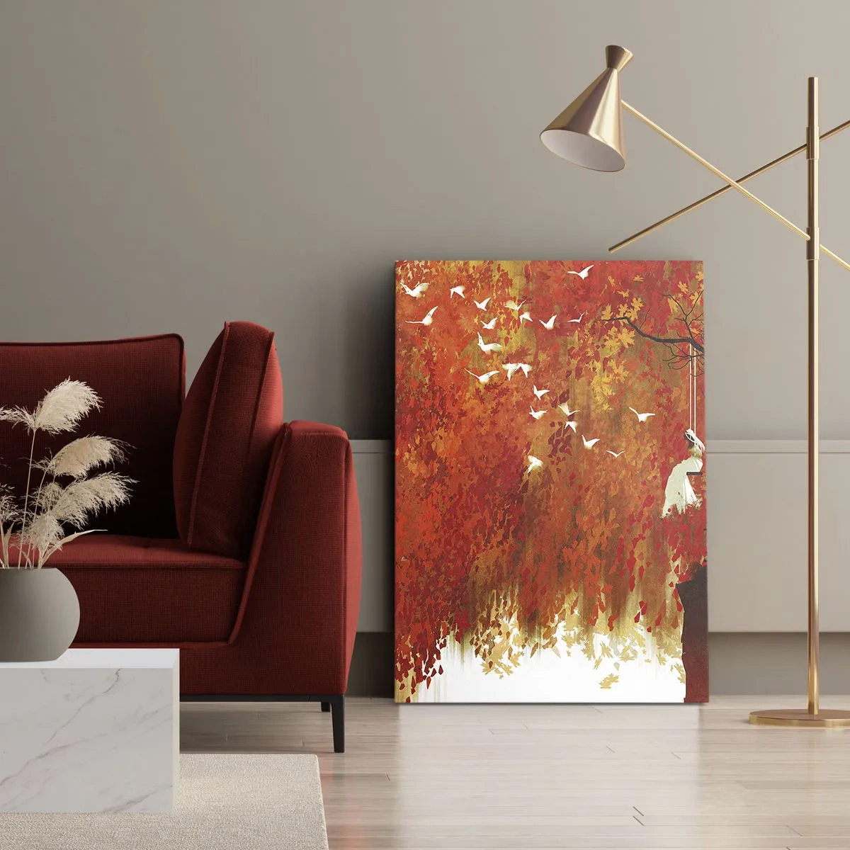Obraz na plátně - Poletí s nimi? - 50x70 cm