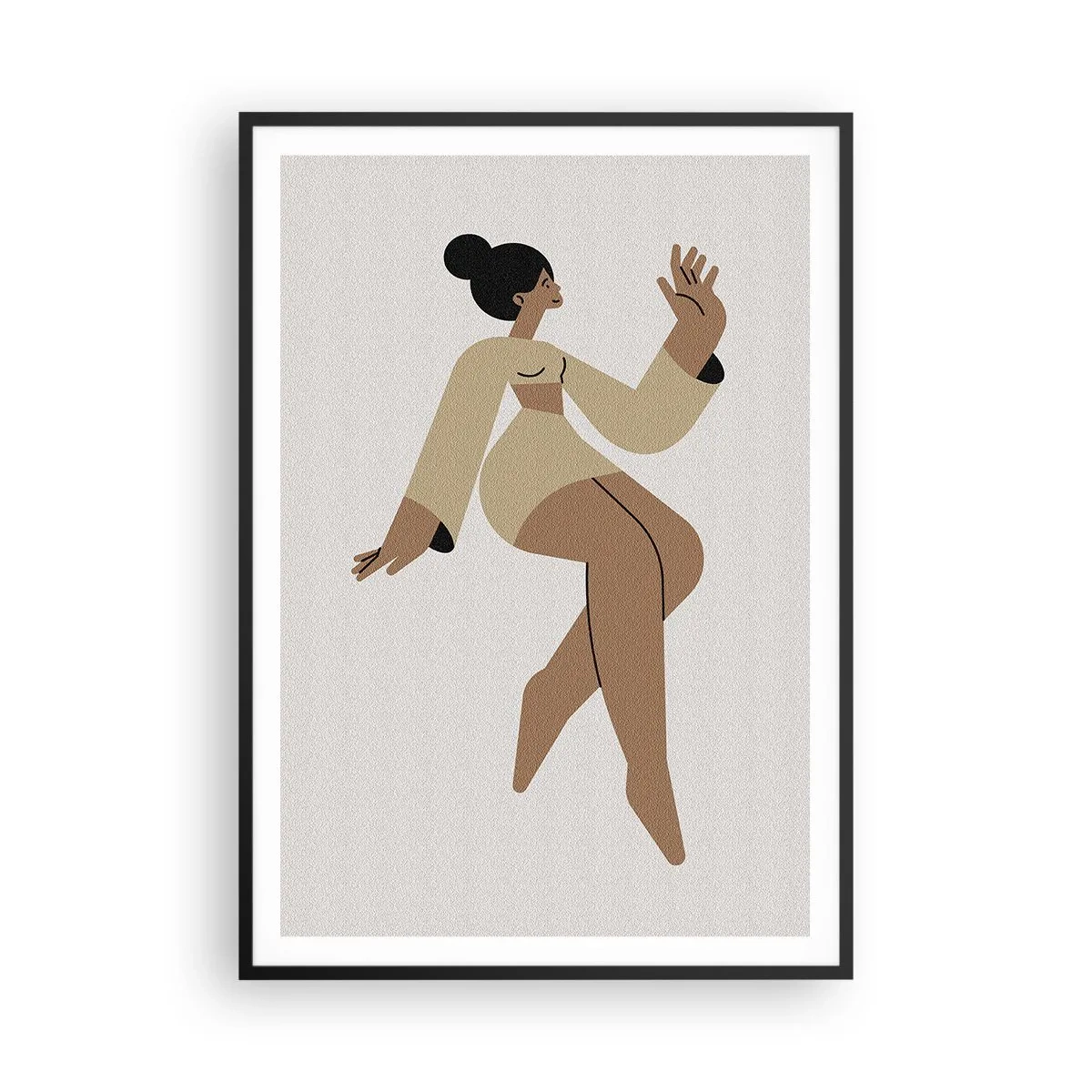 Plakát v černém rámu - Tvar půvabu - 70x100 cm