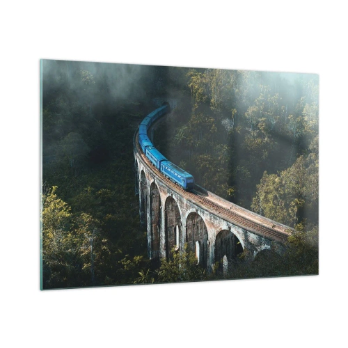 Obraz na skle - Přitažlivost přírody - 100x70 cm