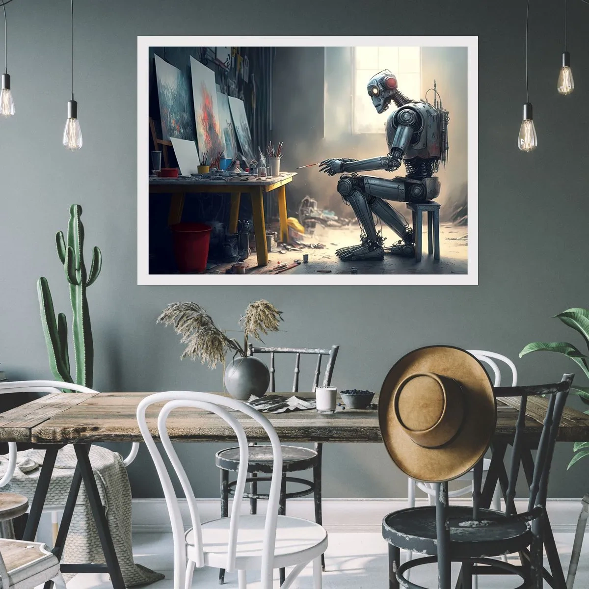 Plakát - Akt stvoření - 100x70 cm