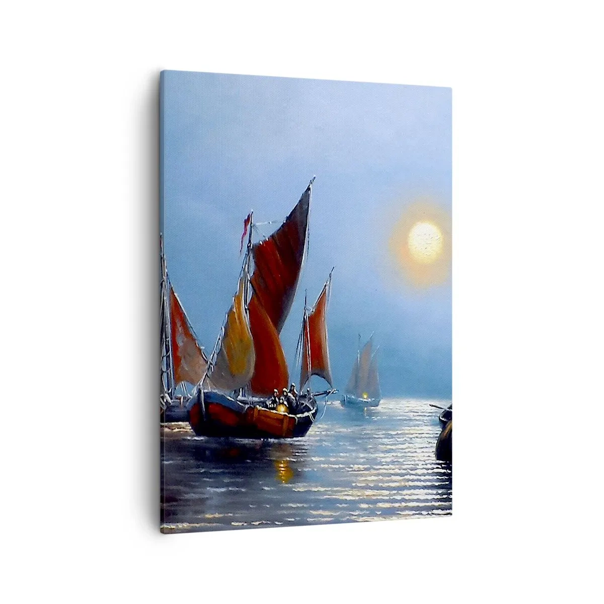 Obraz na plátně - Noční rybolov - 50x70 cm