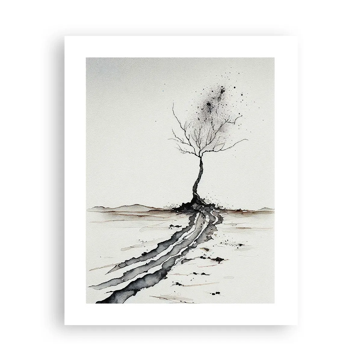 Plakát - Zimní melancholie - 40x50 cm