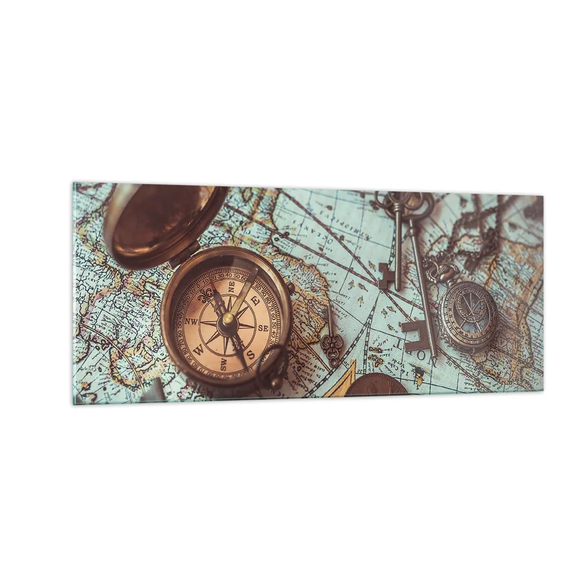 Obraz na skle - Pro dobrodruha - 100x40 cm