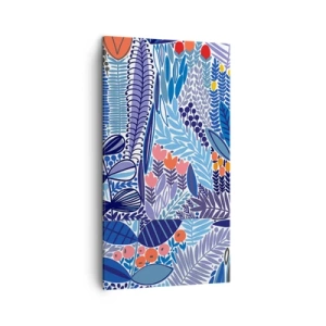 Obraz na plátně - Havajská zahrada - 45x80 cm